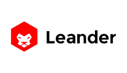 Leander Games logo
