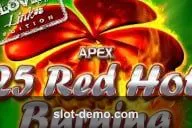 25 Red Hot Burning Clover Link slot