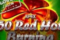 50 Red Hot Burning Clover Link slot