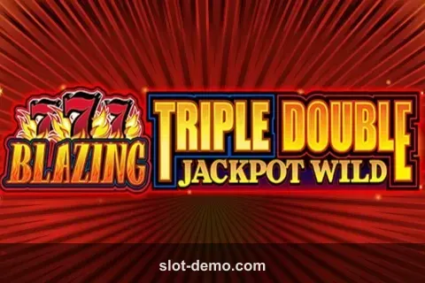 Blazing 777 Triple Double Jackpot Wild cover
