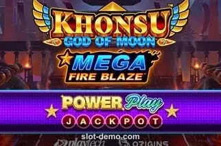 Mega Fire Blaze Khonsu God of Moon PowerPlay Jackpot cover